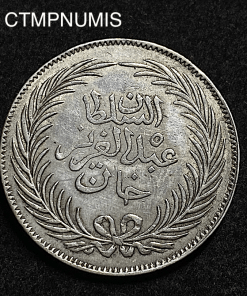 ,MONNAIE,TUNISIE,4,PIASTRES,ARGENT,1293,