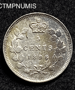 ,CANADA,5,CENTS,ARGENT,1896,
