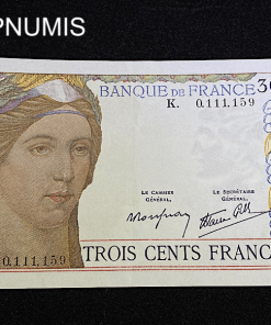 ,BILLET,FRANCE,300,FRANCS,1938,NEUF,