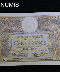 ,BILLET,100,FRANCS,MERSON,1938,