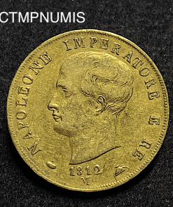 ,ITALIE,40,LIRE,OR,NAPOLEON,1812,