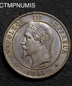 ,EMPIRE,10,CENTIMES,NAPOLEON,1865,