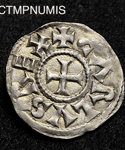 ,MONNAIE,DENIER,ARGENT,CHARLEMAGNE,TOULOUSE,