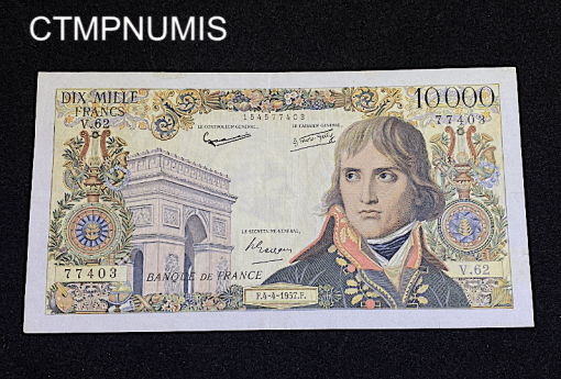 ,BILLET,10000,FRANCS,BONAPARTE,4,4,1957,