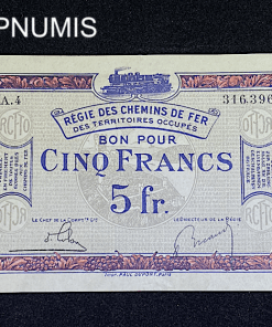 ,BILLET,5,FRANCS,TERRITOIRES,OCCUPES,1923,