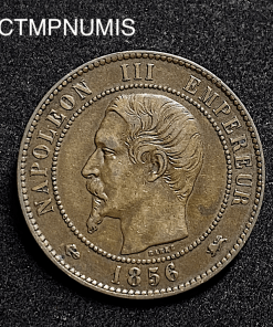 ,MONNAIE,EMPIRE,10,CENTIMES,NAPOLEON,1856,LYON,