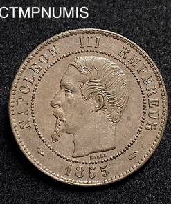 ,MONNAIE,EMPIRE,10,CENTIMES,NAPOLEON,1855,