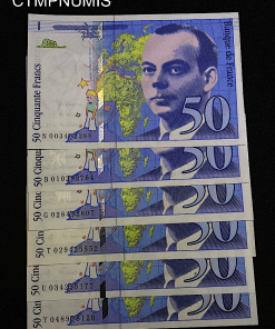 ,BILLET,50,FRANCS,SAINT,EXUPERY,1992,1999,NEUFS,