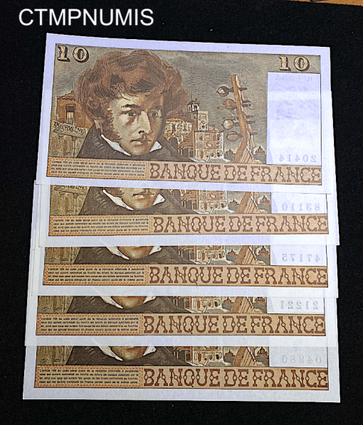 ,BILLET,10,FRANCS,BERLIOZ,1975,NEUF,