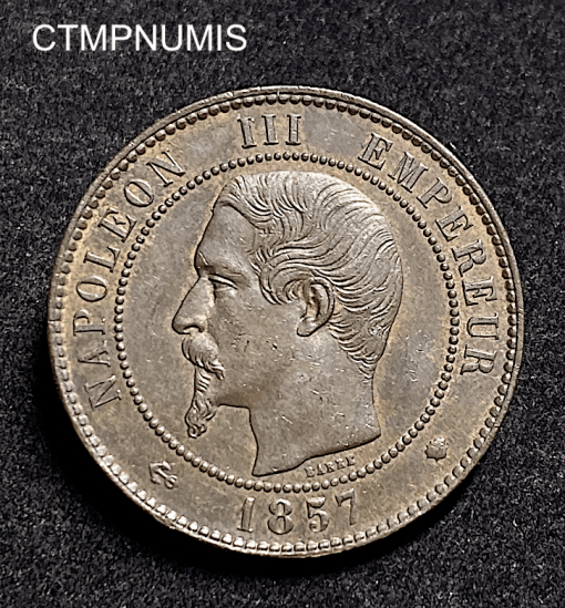 ,MONNAIE,EMPIRE,10,CENTIMES,NAPOLEON,III,1857,MA,MARSEILLE,SUP,