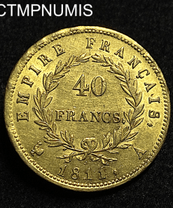 ,MONNAIE,EMPIRE,40,FRANCS,OR,NAPOLEON,1811,