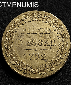 ,MONNAIE,REVOLUTION,PIECE,ESSAI,1792,