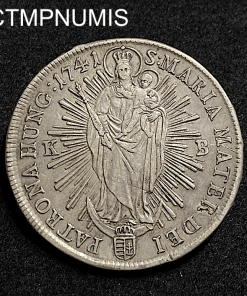 ,MONNAIE,HONGRIE,1,THALER,ARGENT,1741,