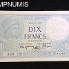 ,BILLET,10,FRANCS,MINERVE,19,6,1941,