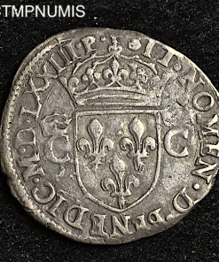 ,1/2,TESTON,ARGENT,CHARLES,IX,1573,TOULOUSE,