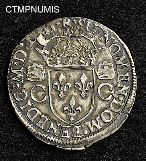 ,MONNAIE,ROYALE,TESTON,ARGENT,CHARLES,IX,1562,TOULOUSE,