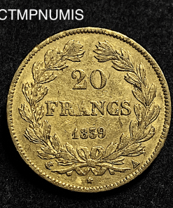 ,MONNAIE,ROYALE,20,FRANCS,OR,LOUIS,PHILIPPE,1839,
