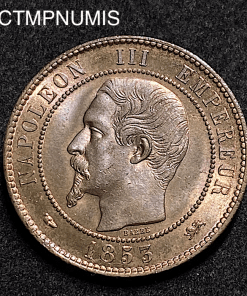 ,MONNAIE,EMPIRE,10,CENTIMES,NAPOLEON,1853,D,LYON,