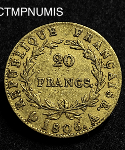 ,MONNAIE,20,FRANCS,OR,NAPOLEON,1806,