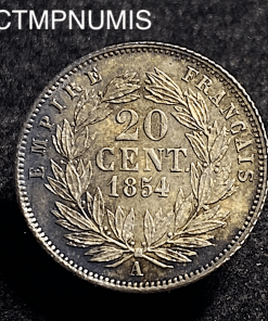 ,MONNAIE,EMPIRE,20,CENTIMES,NAPOLEON,1854,