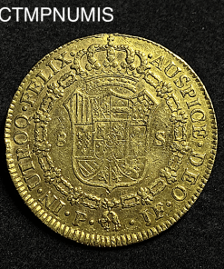 ,MONNAIE,COLOMBIE,8,ESCUDOS,OR,1799,POPAYAN,