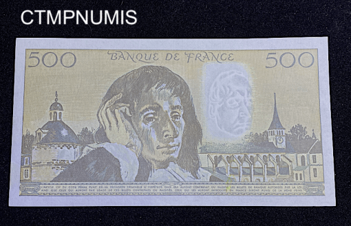 ,BILLET,500,FRANCS,PASCAL,2,1,1992,