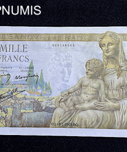 ,BILLET,1000,FRANCS,DEMETER,1943,NEUF,