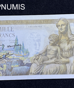 ,BILLET,1000,FRANCS,DEMETER,1943,NEUF,