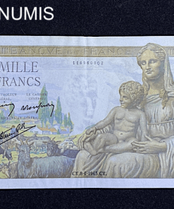 ,BILLET,1000,FRANCS,DEMETER,1943,