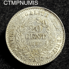 ,MONNAIE,20,CENTIMES,ARGENT,CERES,1850,