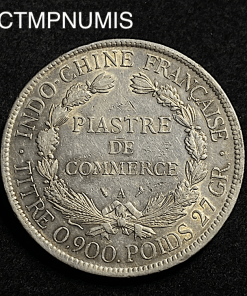 ,MONNAIE,INDOCHINE,1,PIASTRE,ARGENT,1903,