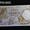 ,BILLET,100,FRANCS,SULLY,1942,NEUF,