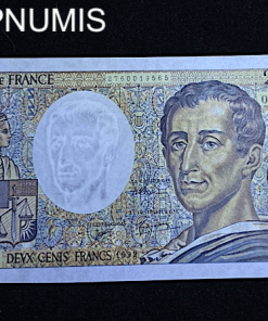 ,BILLET,200,FRANCS,MONTESQUIEU,1992,NEUF,