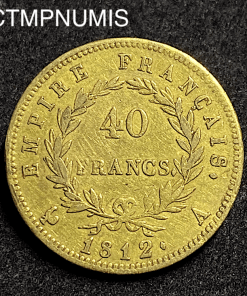 ,MONNAIE,EMPIRE,40,FRANCS,OR,NAPOLEON,1812,