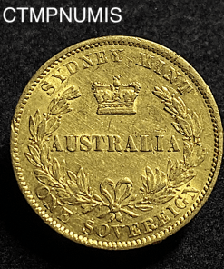 ,MONNAIE,AUSTRALIE,SOUVERAIN,OR,1866,