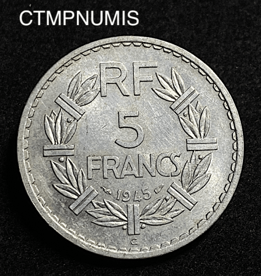 ,MONNAIE,5,FRANCS,LAVRILLIER,1945,C,