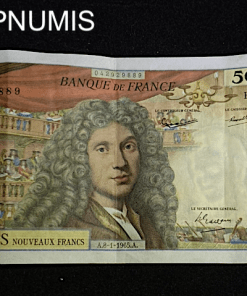 ,BILLET,500,NF,MOLIERE,1965,