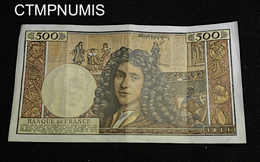 ,BILLET,500,NF,MOLIERE,1965,