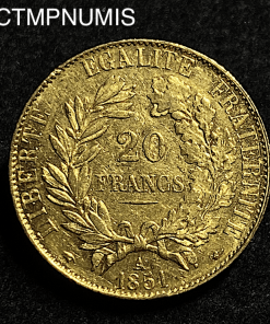 ,MONNAIE,20,FRANCS,OR,CERES,1851,