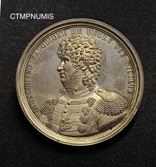 ,MEDAILLE,PRISE,DE,CAPRI,PAR,LAMARQUE,1808,JOACHIM,MURAT,