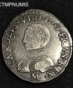 ,MONNAIE,ROYALE,TESTON,ARGENT,CHARLES,IX,1564,M,TOULOUSE,