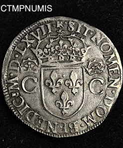 ,MONNAIE,ROYALE,TESTON,ARGENT,1567,TOULOUSE,CHARLES,IX,