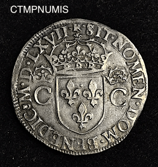 ,MONNAIE,ROYALE,TESTON,ARGENT,1567,TOULOUSE,CHARLES,IX,