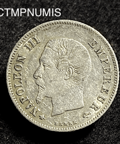 ,MONNAIE,20,CENTIMES,ARGENT,NAPOLEON,1860,STRASBOURG,