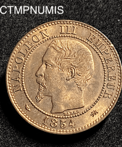 ,MONNAIE,EMPIRE,2,CENTIMES,NAPOLEON,1854,D,LYON,