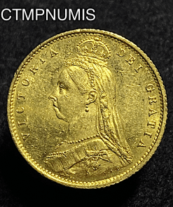 ,MONNAIE,ROYAUNE,UNI,1/2,SOUVERAIN,1887,OR,