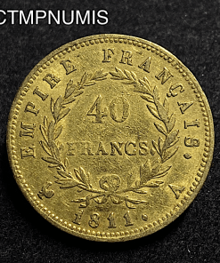 ,MONNAIE,EMPIRE,40,FRANCS,OR,NAPOLEON,1811,