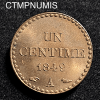 ,MONNAIE,UN,CENTIME,DUPRE,1849,SPL,