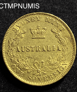 ,MONNAIE,AUSTRALIE,SOUVERAIN,OR,1866,