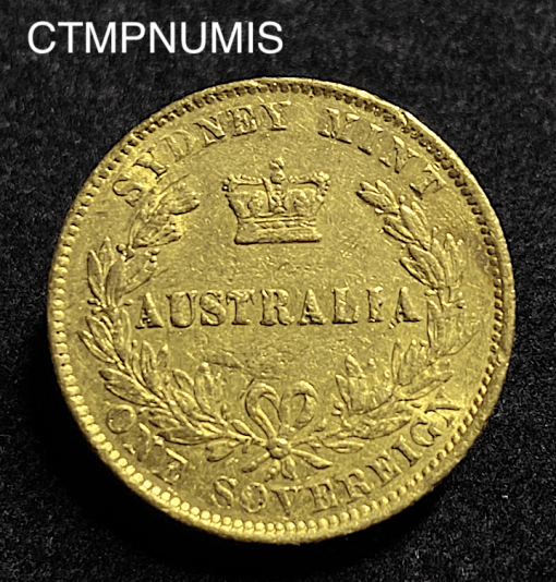 ,MONNAIE,AUSTRALIE,SOUVERAIN,OR,1866,